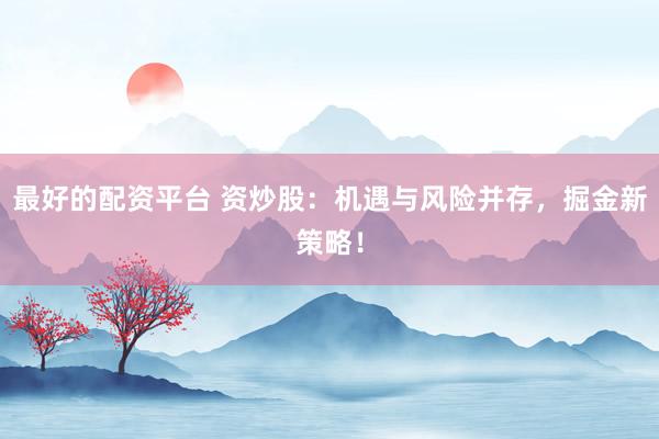最好的配資平臺(tái) 資炒股：機(jī)遇與風(fēng)險(xiǎn)并存，掘金新策略！